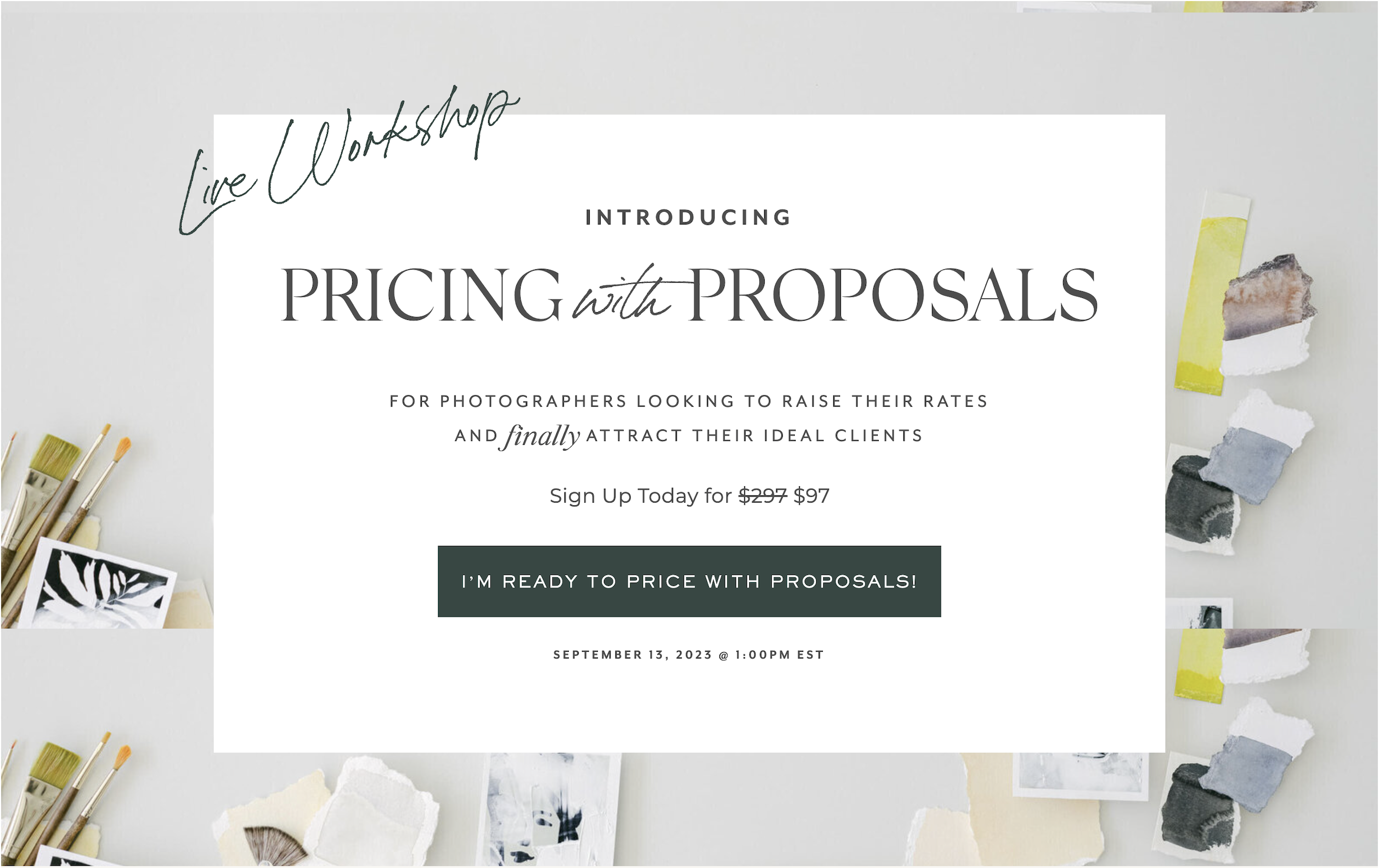 KT Mery Pricing With Proposals webinar offer