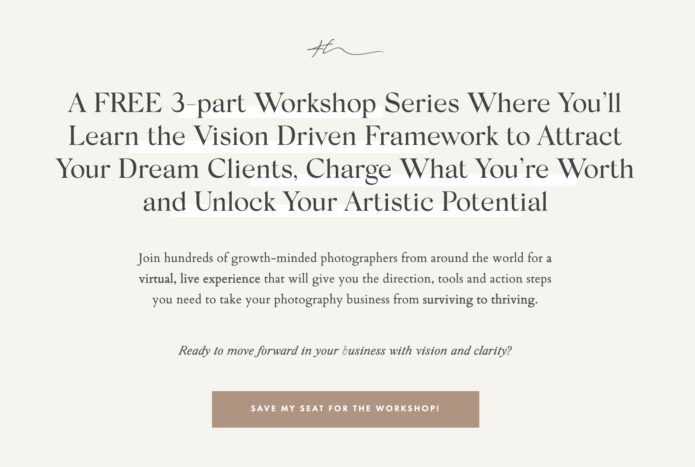 KT Merry Rise and Refocus Webinar opt-in page header