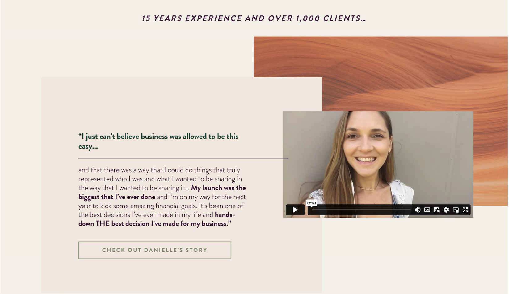 Natalie MacNeil mentorship testimonial and video