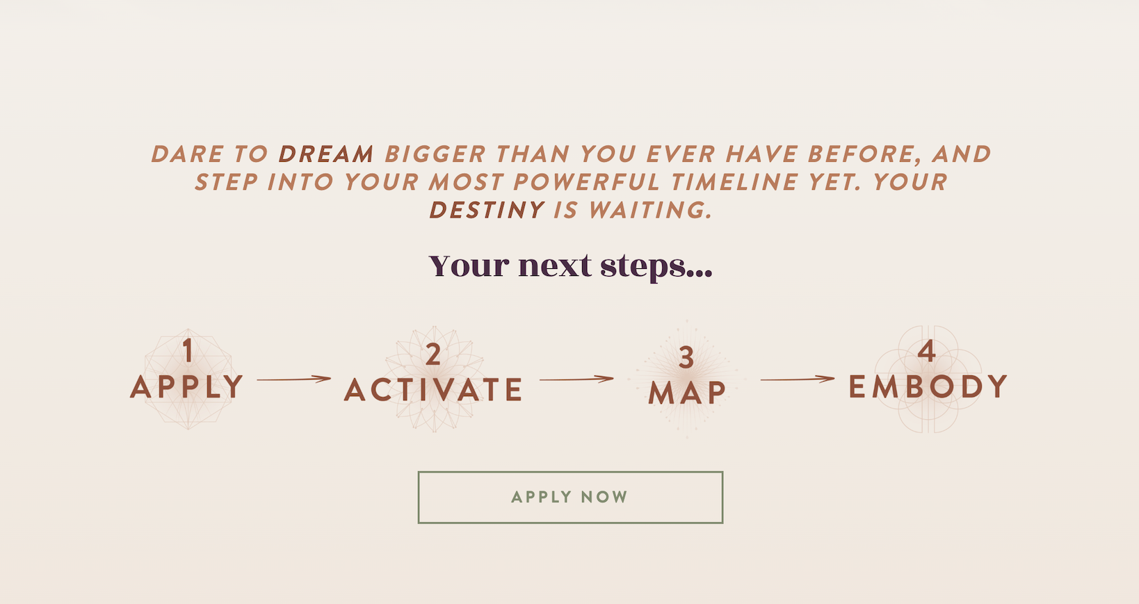Natalie MacNeil mentorship sales page transformation process